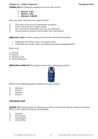 ChemQuest2012 - Chap11