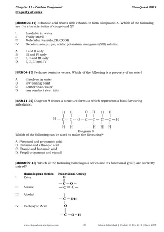 ChemQuest2012 - Chap11