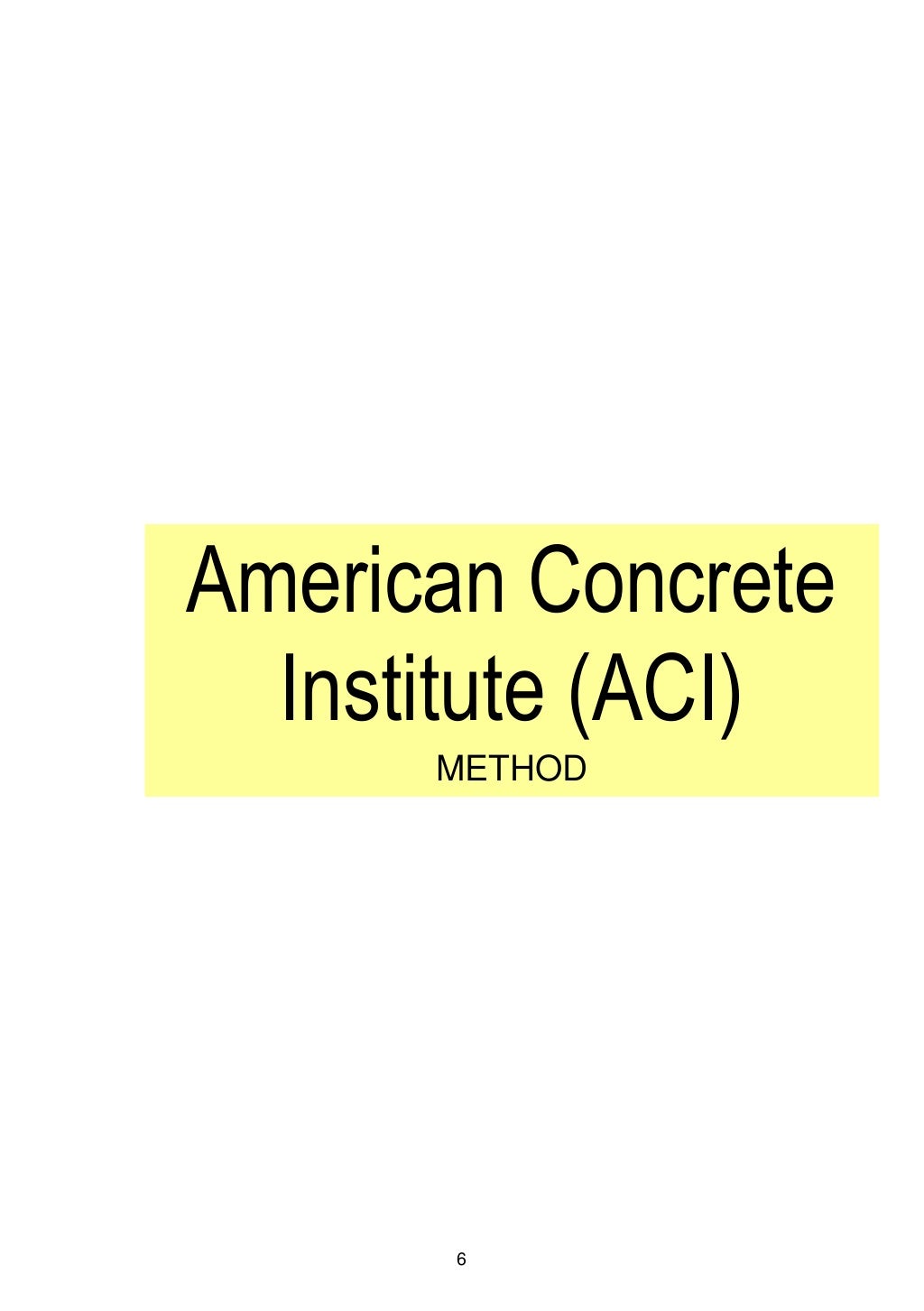 Concrete Mix Design Manual