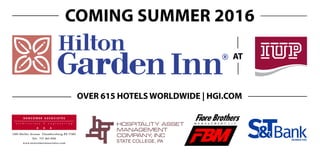 COMINGSUMMER2016
OVER615HOTELSWORLDWIDE|HGI.COM
AT
 