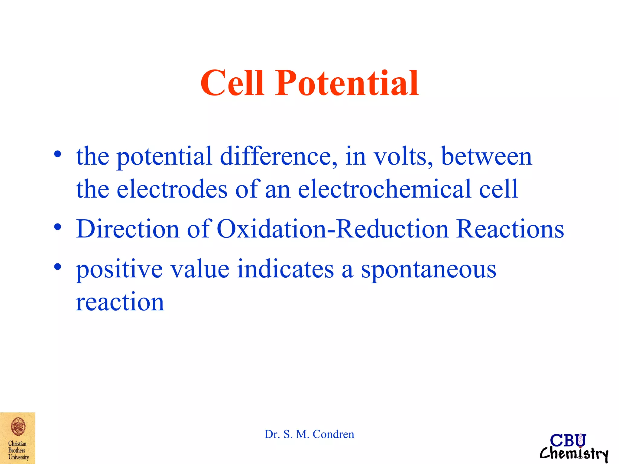Electrochemistry | PPT