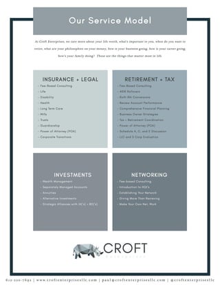 Croft Comprehensive Service Model