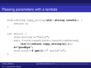 C++11 concurrency | PDF