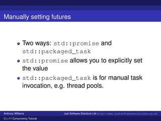 C++11 concurrency | PDF