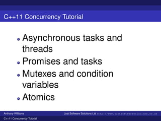 C++11 concurrency | PDF