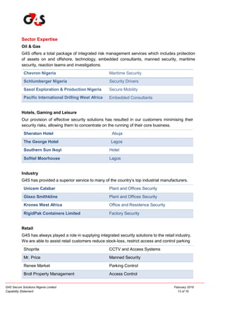 Slb Risk Management Capability Statement | PDF