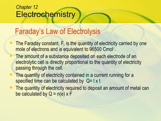 Electrochemistry | PPT