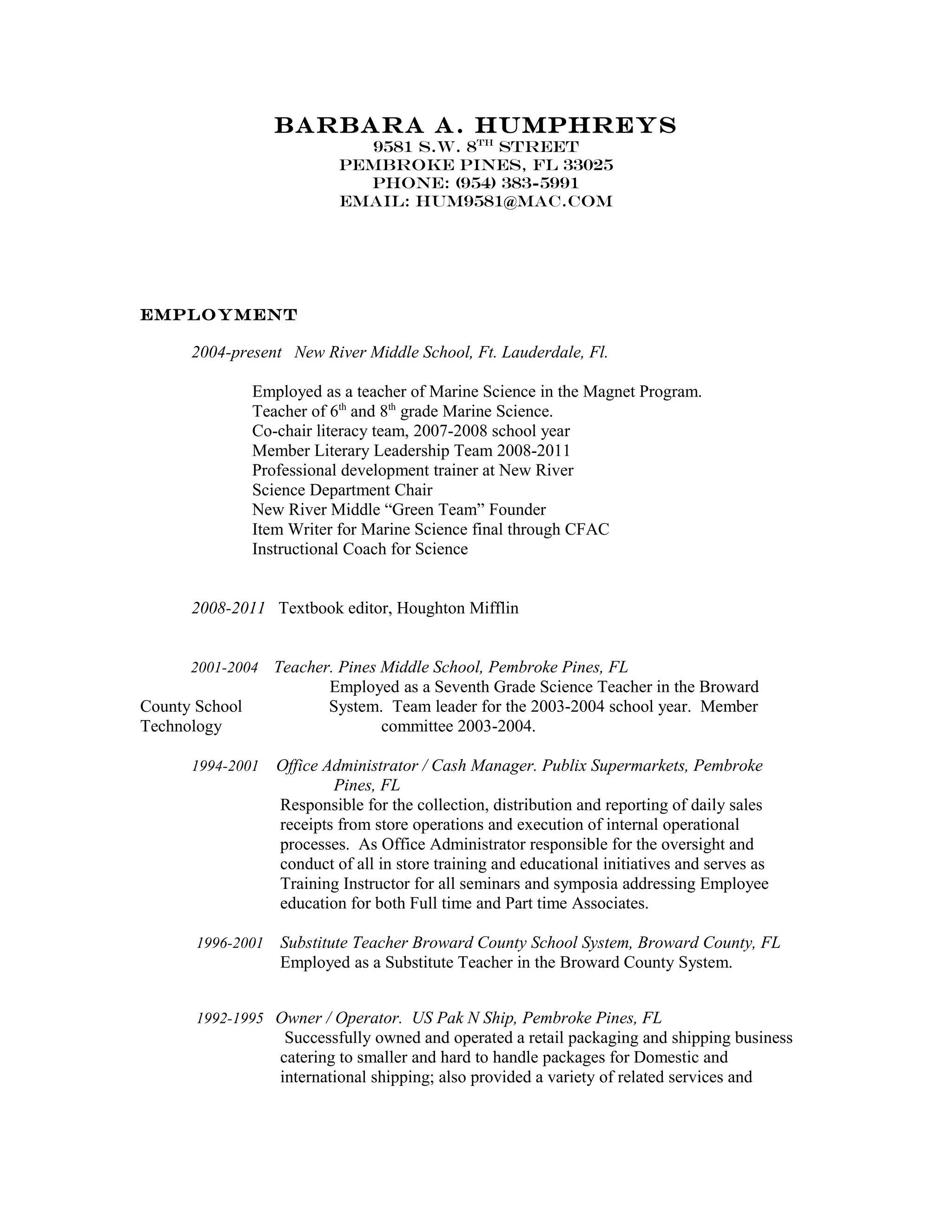 B_Humphreys_resume PDF