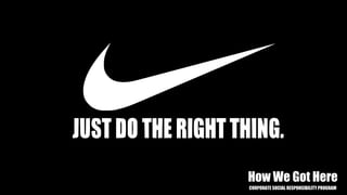 Nike social responsibility Clearance