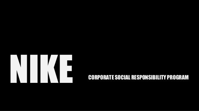 nike corporate responsibility report