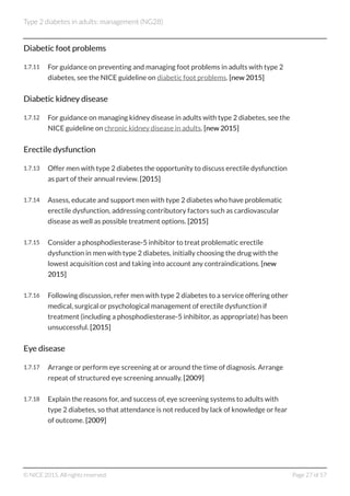 C13 nice type 2 diabetes in adults management 2015 | PDF