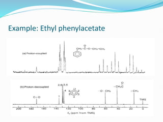 Example: Ethyl phenylacetate
 