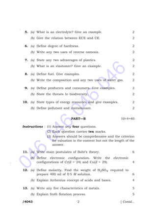 C14 ee-104-engg chemistry | PDF