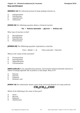 ChemQuest2012 - Chap14