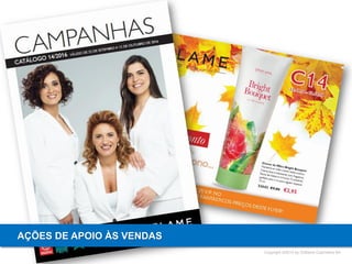 Copyright ©2015 by Oriflame Cosmetics SA
AÇÕES DE APOIO ÀS VENDAS
 