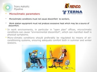 Work Microclimate DSE and Office Safety - Health and Safety trainings | PPT
