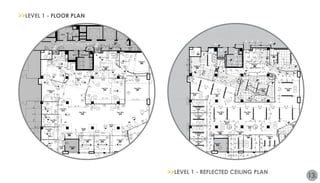 >>LEVEL 1 - FLOOR PLAN 
7' - 6" 
10' - 0" 
10' - 0" 7' - 5 1/2" S 
S 
S 
10' - 0" 
EQ EQ 
EQ 
4' - 0" 
Dn 
Dn 
Hr 
Breakroom 
220 
Collaboration 
219 
2 3 
Team/Office 
214 
Team/Office 
213 
2 3 
2 3 
Team/Office 
212 
10' - 0" 
4' - 6" 4' - 6" 4' - 6" 
10' - 0" 
10' - 0" 
3' - 0" 3' - 0" 
11' - 4" 
Nr Nr 
Pn 
>>LEVEL 1 - REFLECTED CEILING PLAN 
IT 
224 
Mechanical 
209 
1 
2 A301 
Large Conf. 
223 
x01 
x03 x04 
Breakroom 
220 
105° 
Team/Office 
214 
x210 
R 30' - 8 7/8" 
M3S 
D 
M3 
G 
M3S 
D 
M3S 
D 
2 
A301 
3 
2 A302 
12' - 10" 
3 
4 
16' - 10 1/2" 
A301 
7 
1 A302 
ADA WOMEN 
MEN 
A/C E.C. 
A302 5 
200b 
215 
4 
3' - 0" 
207 205 
3 
SIM 
214 
213 
212 
211 
Reception 
200 
Conference 
202 
Coat 
201 
Open Office 
203 
Conference 
204 
Conference 
205 
Team/Office 
206 
Team/Office 
207 
Open Office 
215 
2 
Open Office 
218 
Corridor 
Collaboration 
219 
M3S 
D 
SIM 
8 A301 
9 
8 A301 
Team/Office 
213 
9 
Team/Office 
212 
M3S 
D 
A301 
8 
8 
SIM 
SIM 
Team/Office 210 
211 
Break-Out 
221 
Copy/Print 
208 
Teaming 
216 
Teaming 
217 
M3S 
D 
M3S 
D 
M3S 
D 
M3S 
D 
M3S 
D 
M3S 
D 
M3S 
D 
M3S 
D 
M3S 
D 
M3S 
D 
M3S 
D 
M3S 
D 
M3S 
D 
M3S 
D 
M3S 
D 
M3S 
D 
M3S 
D 
M3S 
D 
M3S 
D 
M3S 
D 
M3.1 
D 
M3.1 
D 
M3S 
D 
M3.1 
D 
M3.1 
D 
M3.1 
D 
M3.1 
D 
M3.1 
D 
R 25' - 9 3/4" 
2 
2 1 2 
2 
1' - 1" 
98° 
1' - 3" 
4' - 10" 
2 
2' - 8 1/2" 
2 
ALIGN 
1 
2 
2 
ALIGN 
2' - 10" 
2 
2 
2 
2 
2 
2 
3 
3 
165° 
A301 
5 
A302 
4 
A205 
A302 
3 
A301 8 
1 
4 
5 
6 
A302 7 
216 
217 
11 1/2" 
3' - 10 1/2" 
FS.1 
G 
FS.1 
G 
3" 
align 
M3S 
D 
4" 
114° 
15' - 1 1/2" 
M2S 
GI 172° 
2' - 1" 
8 
TYP 
EQ EQ EQ EQ 
M2 
G 
9 
10 
4' - 7 1/2" 
A201 
A201 
TYP 
7 
TYP 
6 A301 
A302 
6 
11 
A301 
A301 
SIM 
9 
A301 9 9 
A301 
9 
SIM 
A302 
9 A301 
SIM 
12 
8 A301 
SIM 
9 A301 
SIM 
223 
TYP 
206 
align 
202 
13 
1 
NOTE: Existing Demising Walls are 1HR Fire Rated, Typical. 
3' - 8 1/2" 
4' - 11" 
11' - 4 1/2" 11' - 11 1/2" 
12' - 11" 
5' - 2" 
9' - 6" 
9' - 6" 
9' - 5" 
9' - 5" 
13' - 0 1/2" 
6' - 1 1/2" 
4' - 11 1/2" 
5' - 8" 
200a 
6' - 5 1/2" 
5' - 0" 
5' - 0" 
1' - 6" 
1' - 6" 
30' - 3 1/2" 
19' - 9 1/2" 
4' - 6" 
M3 
G 
1.5 HR 
FPSC 
1.5 HR 
FPSC 
1.5 HR 
FPSC 
1.5 HR 
FPSC 
1.5 HR 
FPSC 
1.5 HR 
FPSC 
BR-2 
S 
S 
S 
S 
S 
S 
S 
SSSS 
S S S 
S 
S 
S 
C 
C 
9' - 7 3/4" 
10' - 0" 
EQ EQ 
EQ EQ 
EQ EQ 
EQ EQ EQ EQ 
EQ EQ 
EQ EQ 
EQ EQ 
EQ EQ 
EQ EQ 
10' - 0" 
9' - 7 3/4" 
EQ EQ 
5' - 7" 
9' - 7 3/4" 
6' - 8" 
8' - 4" 
3' - 7" 
EQ EQ 
EQ EQ 
EQ EQ 
EQ EQ 
EQ 
EQ EQ 
1' - 6" 
2' - 0" 
EQ EQ EQ 
11" 
EQ EQ 
1' - 6" 
105° 
Dn 
Hr 
Hr Hr 
Nr 
Hr Hr 
Hr 
Hr 
10' - 0" 
Hr 
Hr 
Hr 
Hr 
Fn Fn 
Dn 
Hr 
Hr 
Gn 
Gn 
Kn 
Jn 
En 
Bn Bn 
Cn 
Dn 
Ar 
Ar 
Ar 
Ar 
EQ EQ 
Bn 
Bn 
Bn 
EQ EQ 
Mn 
Mn 
Mn Mn 
Mn Mn Mn 
4 
10' - 0" 
2 
3 
2 
3 
2 
3 
2 
3 
2 
3 
2 
3 
2 
3 
2 
3 
2 3 
1 
EQ EQ 
EQ EQ 2' - 4" 
IT 
224 
Mechanical 
209 
Large Conf. 
223 
Reception 
200 
Conference 
Coat 202 
201 
Open Office 
203 
Conference 
204 
Conference 
205 
Team/Office 
206 
Team/Office 
207 
Open Office 
215 
Open Office 
218 
Corridor 
210 
Team/Office 
211 
Break-Out 
221 
Copy/Print 
208 
Teaming 
216 
Teaming 
217 
9' - 7 3/4" 
9' - 0" 
Gn 
9' - 0" 
TYP 
TYP 
TYP 
Hr 
EQ 
TYP 
10' - 0" 
Hr 
Hr 
TYP 
TYP 
TYP 
TYP 
TYP 
TYP 
EQ EQ 
Hr Hr Hr Hr Hr Hr 
ALIGN 
EQ EQ 
EQ EQ 
EQ EQ 
EQ EQ EQ EQ 
Ln 
Ln 
Pn 
3' - 6" 3' - 6"1' - 6" 
5' - 2" 
6' - 0" 
Pn 
Pn Pn 
Pn Pn 
EQ EQ 
4' - 6" 4' - 6" 
Pn Pn 
On 
On 
On 8' - 0" 8' - 0" 7' - 2" 
7 
8 
2 
A202 
Pn 
Pn 
3 
A202 
9 
5 
8 
6 
10 
11 
10 
1' - 9" 
1 
15' - 0" 
E14 
2 
2 
D D 2 
13. 
 