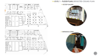 >>LEVEL 1 - FLOOR PLAN|REFLECTED CEILING PLAN 
17. 
>>SCOOP GALLERY 
>>ENTRANCE/LOBBY 
 