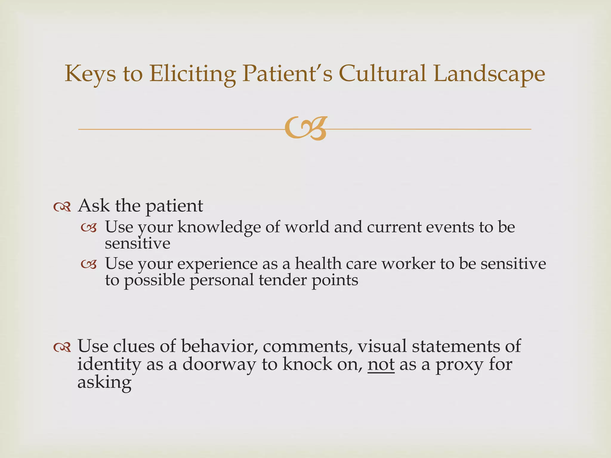 Cultural Competence in Palliative Care | PPTX