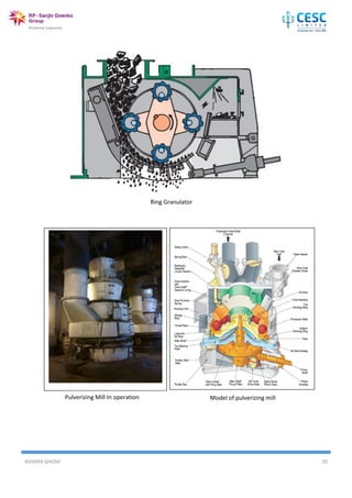 AVISHEK GHOSH 20
Model of pulverizing millPulverizing Mill In operation
Ring Granulator
 