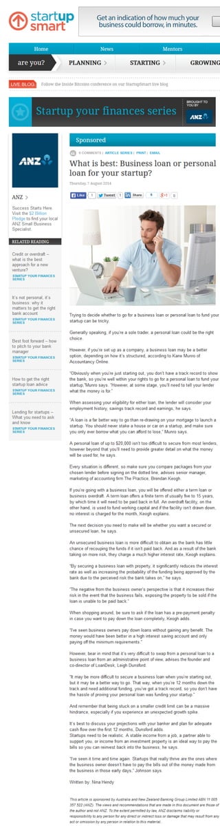 ANZ Article