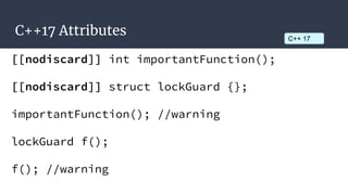 Type Inference
//c++11
for(auto i = v.begin(); i != v.end(); ++i);
C++ 11
 