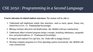 Is this all C++ is?
● std::cout?
● std::vector?
● std::map?
● std::string?
● classes w/ inheritance?
 