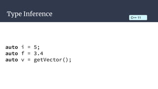 Template Metaprogramming
template<int T>
int factorial() {
return factorial<T-1>() * T;
}
template <>
int factorial<0>() {...