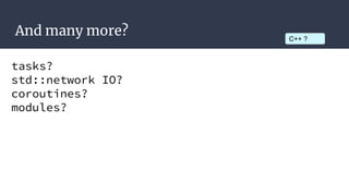 C++17  not your father’s c++