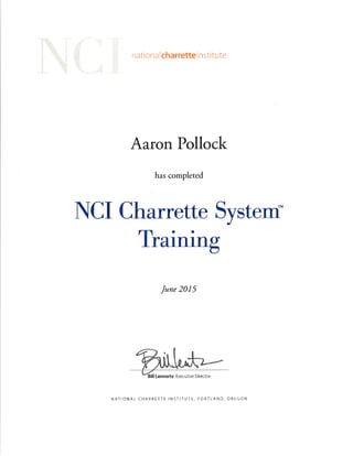 Pollock_NCI_Certification