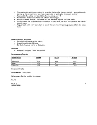 Rrrrrrrrrrrrrrrrsrikanth Opt Recruiter Resume (2)