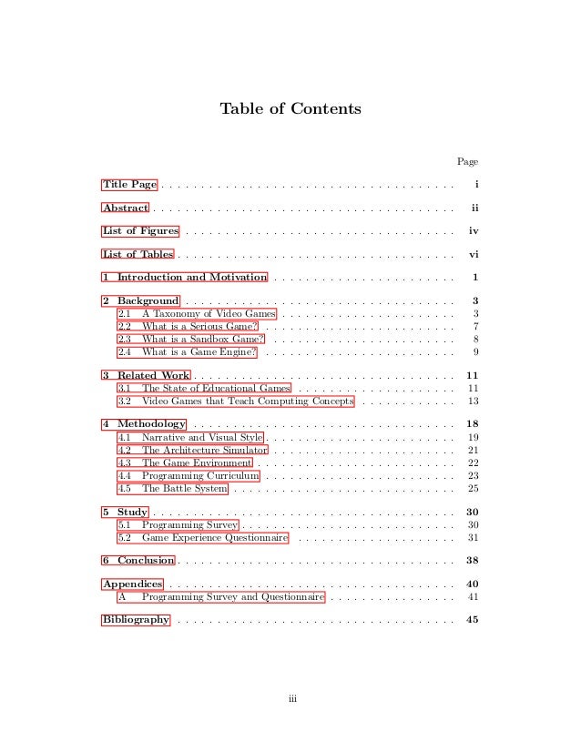 Thesis educational games