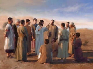 No Evangelho, temos a Missão dos Apóstolos: (Mc 6, 7-13)
Jesus CHAMA os 12 e os ENVIA dois a dois a pregar.
O texto é uma Catequese sobre a Missão dos discípulos no mundo:
- A Origem do chamado é Deus: o critério da escolha é misterioso...
- "Os doze" representam a totalidade do Povo de Deus.
- "Dois a dois" lembra que a evangelização é feita em nome da
Comunidade e deve estar em sintonia com a fé da COMUNIDADE.
 