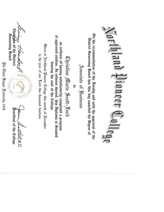 Associate of Business Degree | PDF