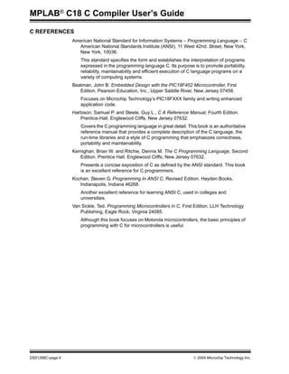 C18 c compiler user guide | PDF