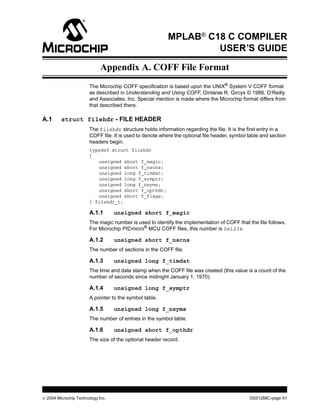 C18 c compiler user guide | PDF