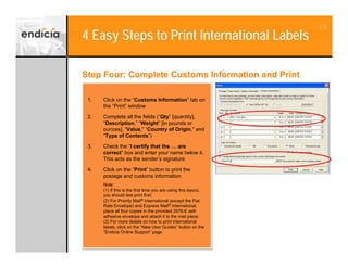 Endicia_InternationalShipping_Webinar | PPT