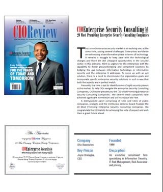 Alta Named Top 20 by CIOReview