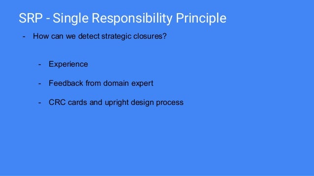 srp single responsibility principle srp single responsibility principle