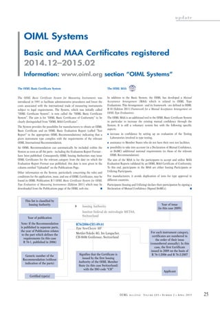 Oiml R76 Chart oiml_bulletin_april_2015 | PDF