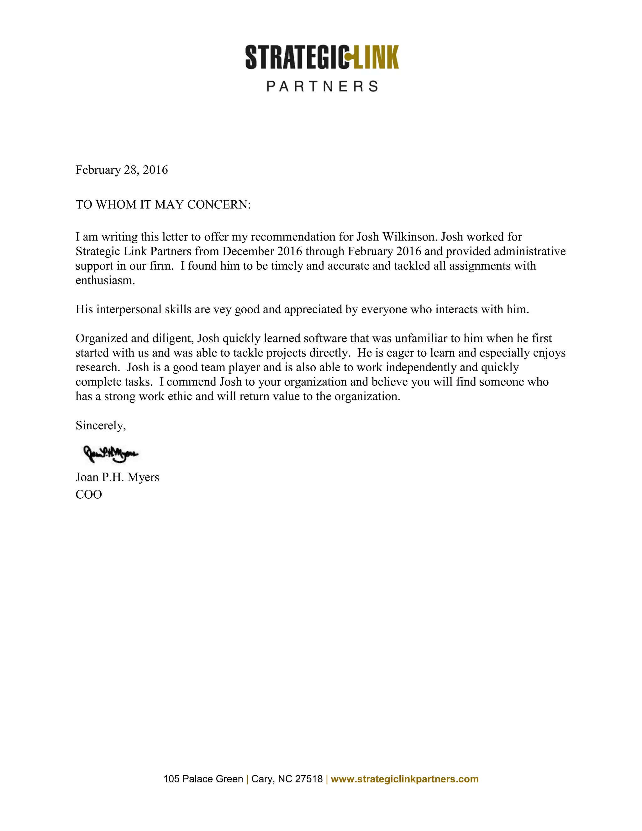 SLP Letter of Recommendation | PDF