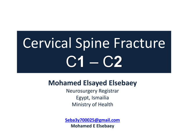 C1 C2 fractures | PPTX