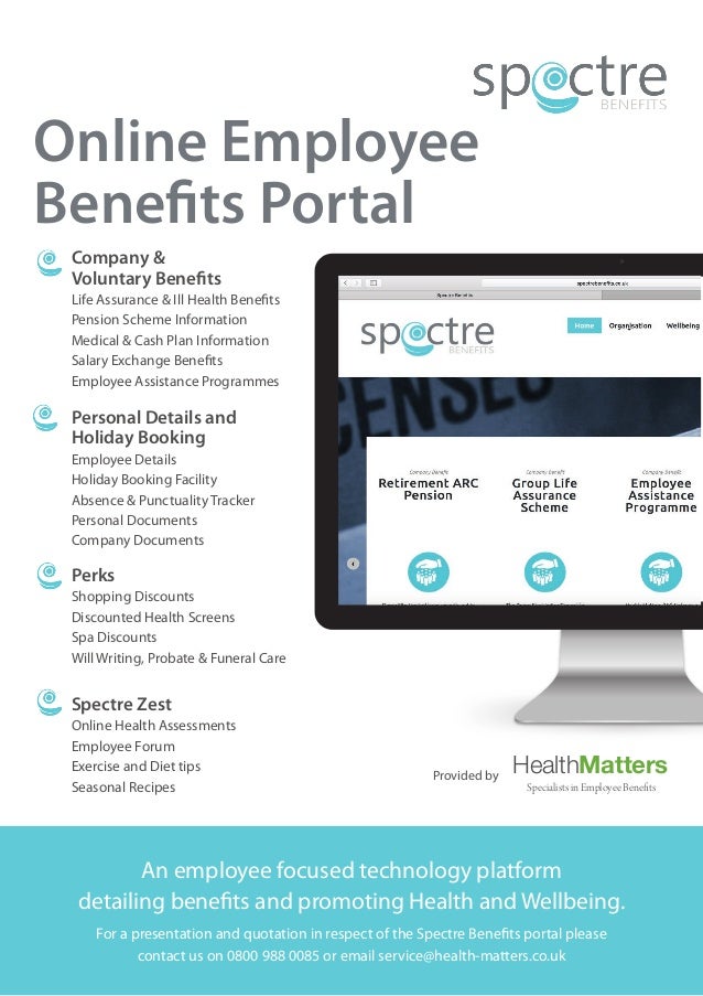 spectre benefits flyer