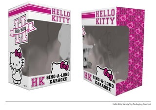 Hello Kitty Varsity Toy Packaging Concept
 