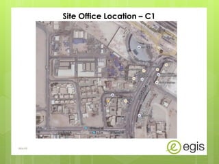 Site Office Location – C1
AKo/EIt
 