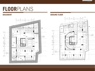 FLOORPLANS
BASEMENT GROUND FLOOR
MADINA TOWER / FLOOR PLANS 19
 