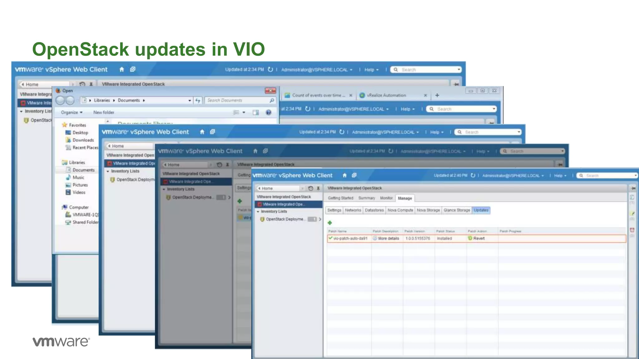 OpenStack updates in VIO
CONFIDENTIAL 42
 
