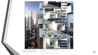 CAPÍTULO 1: SISTEMAS ESTRUCTURALES
CURSO: ESTRUCTURACIÓN, PREDIMENSIONAMIENTO Y ANÁLISIS
DE EDIFICIOS
ING. CHRISTIAN ASMAT GARAYCOCHEA
126
 