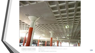 CAPÍTULO 1: SISTEMAS ESTRUCTURALES
CURSO: ESTRUCTURACIÓN, PREDIMENSIONAMIENTO Y ANÁLISIS
DE EDIFICIOS
ING. CHRISTIAN ASMAT GARAYCOCHEA
139
 