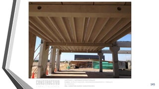 CAPÍTULO 1: SISTEMAS ESTRUCTURALES
CURSO: ESTRUCTURACIÓN, PREDIMENSIONAMIENTO Y ANÁLISIS
DE EDIFICIOS
ING. CHRISTIAN ASMAT GARAYCOCHEA
145
 